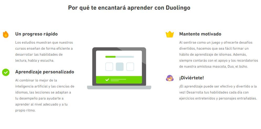 web-duolingo-aprender-idiomas