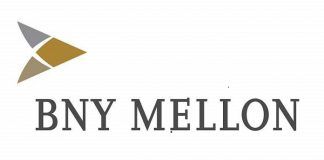 Logotipo BNY. Bank of New York Mellon banco de inversión